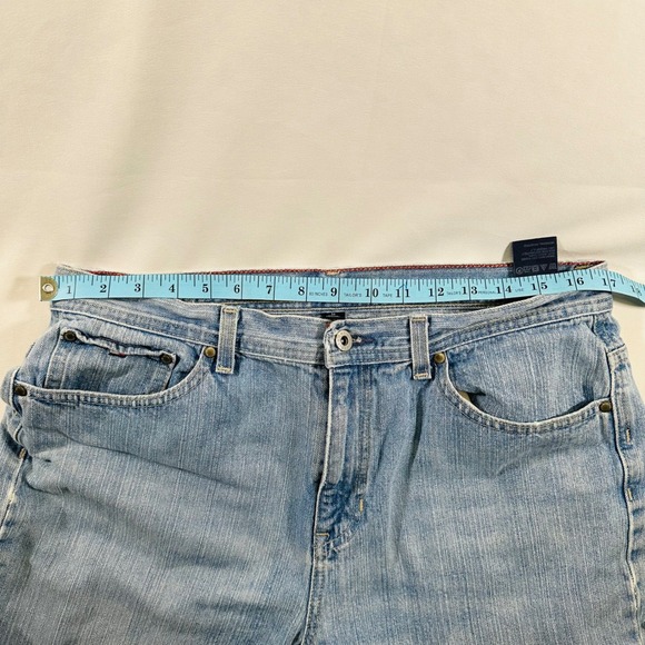 Tommy Hilfiger Light Blue Vintage Jeans 100% Cotton Womens 14 Reg 34 x 30 - Picture 7 of 9